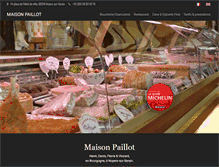 Tablet Screenshot of maison-paillot.com